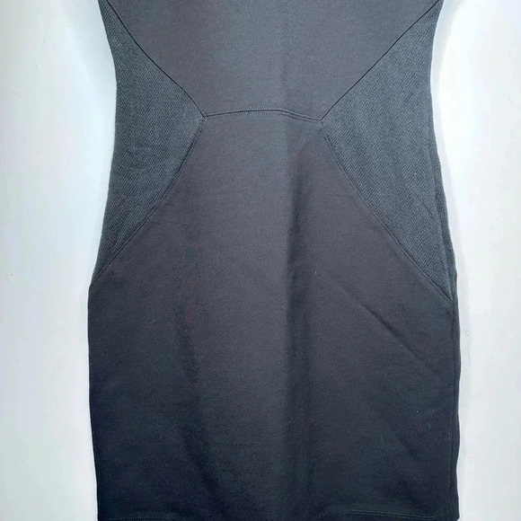 ADDISON Black Mesh Sleeve Ponte’ Bodycon Mini Dress Size XS - Picture 4 of 9